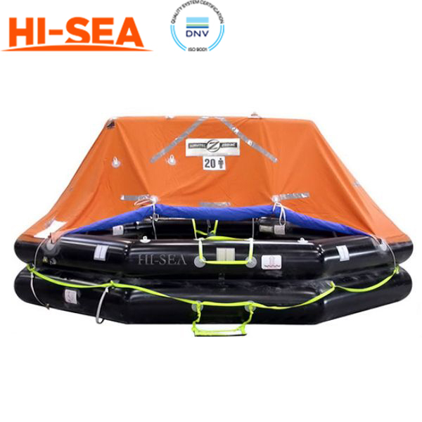 Canopied Reversible Inflatable Liferaft